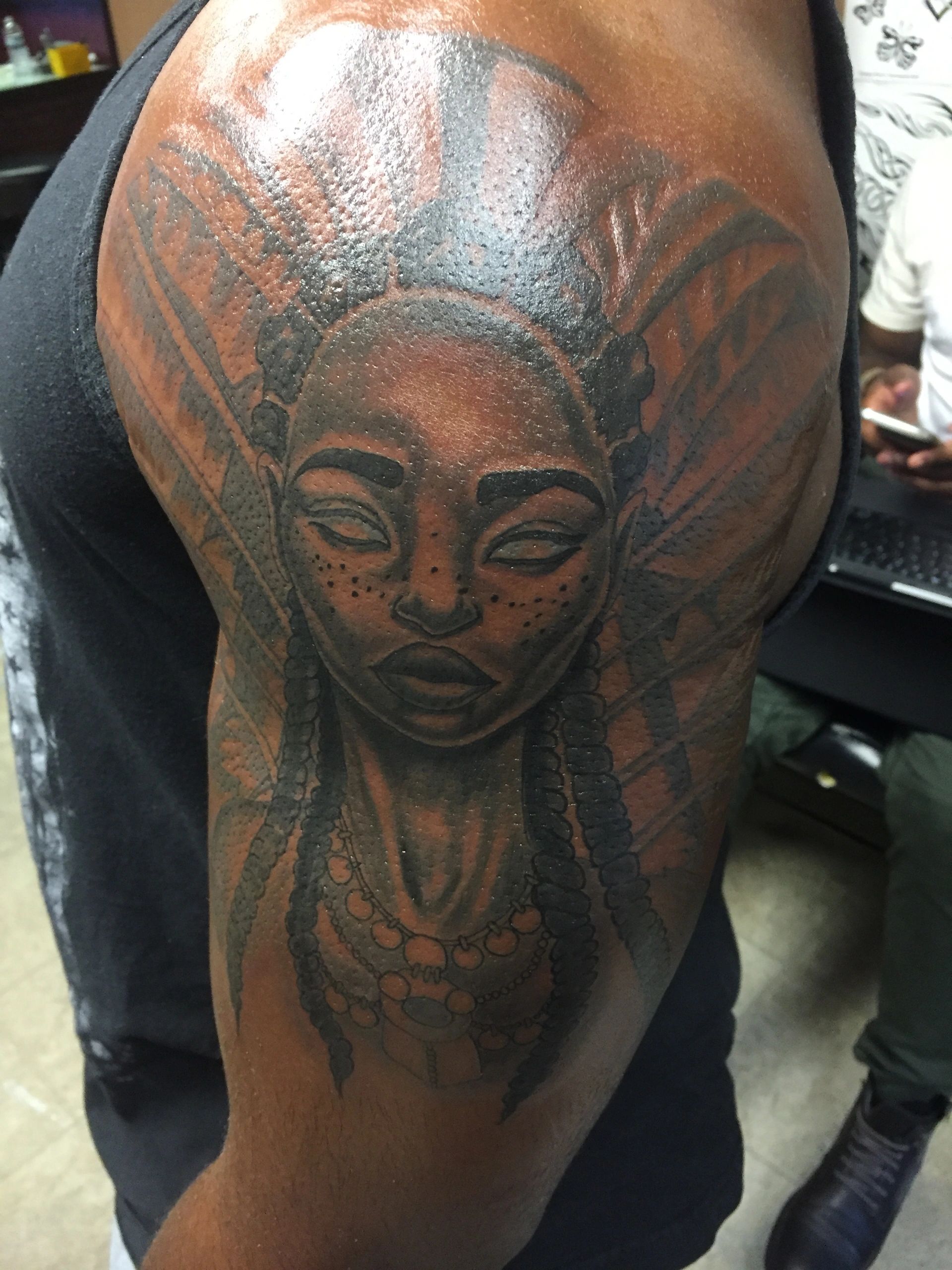 Custom tattoo by M. Jones