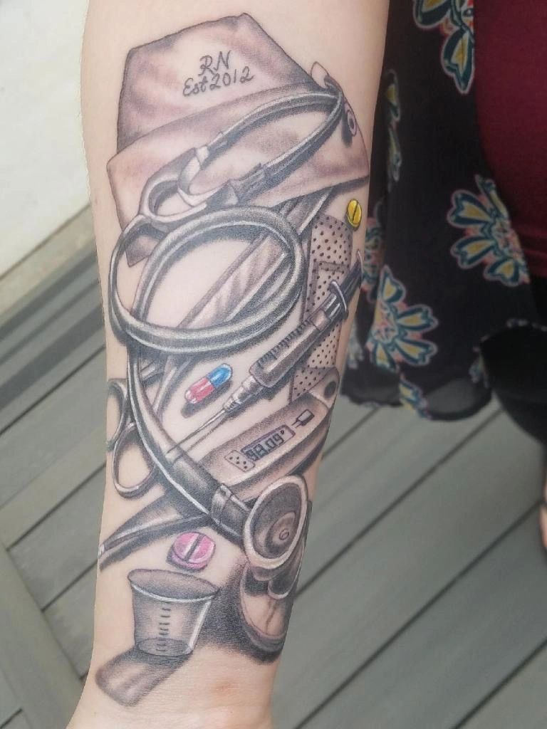 Custom tattoo by M. Jones