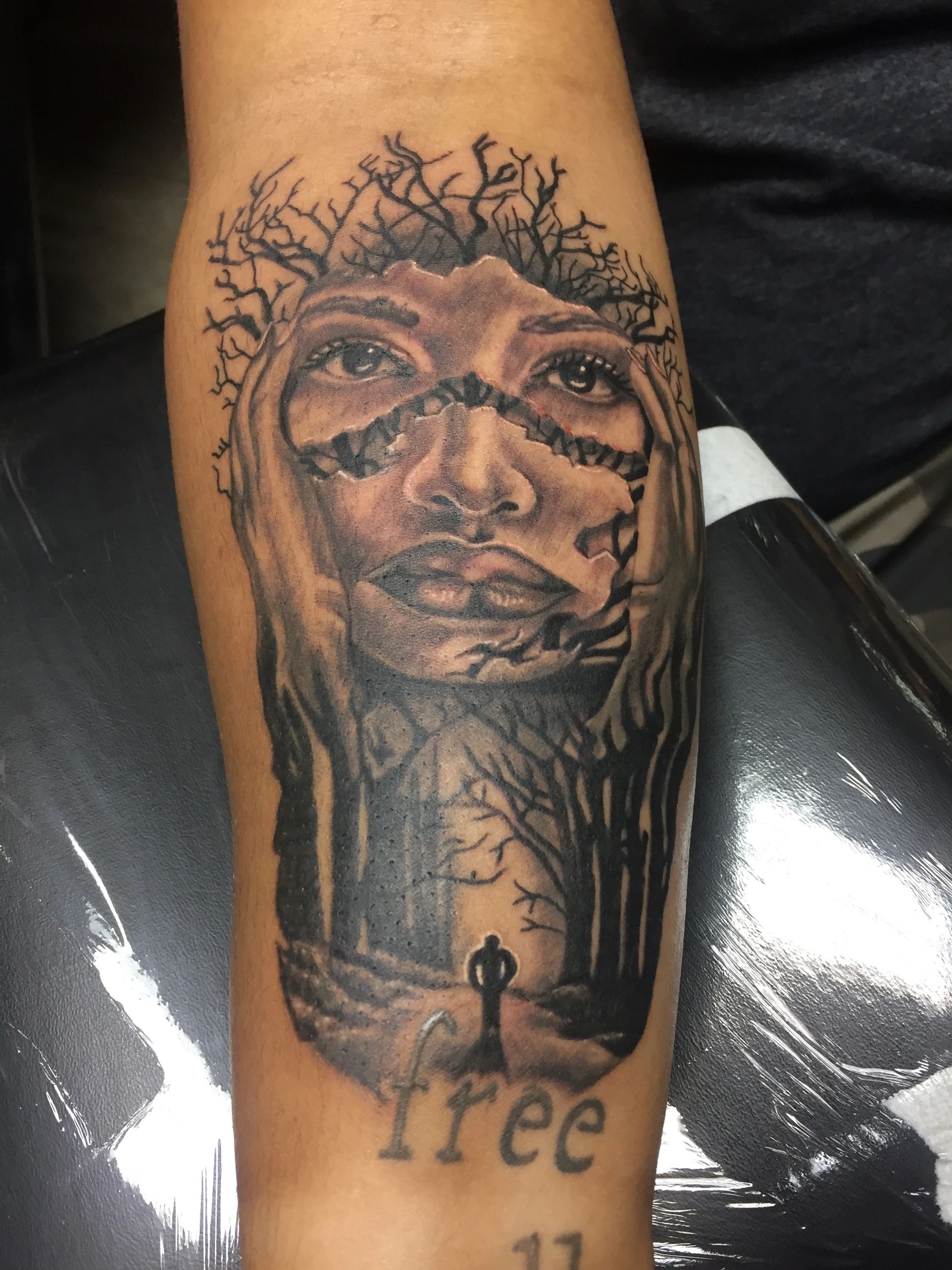 Custom tattoo by M. Jones