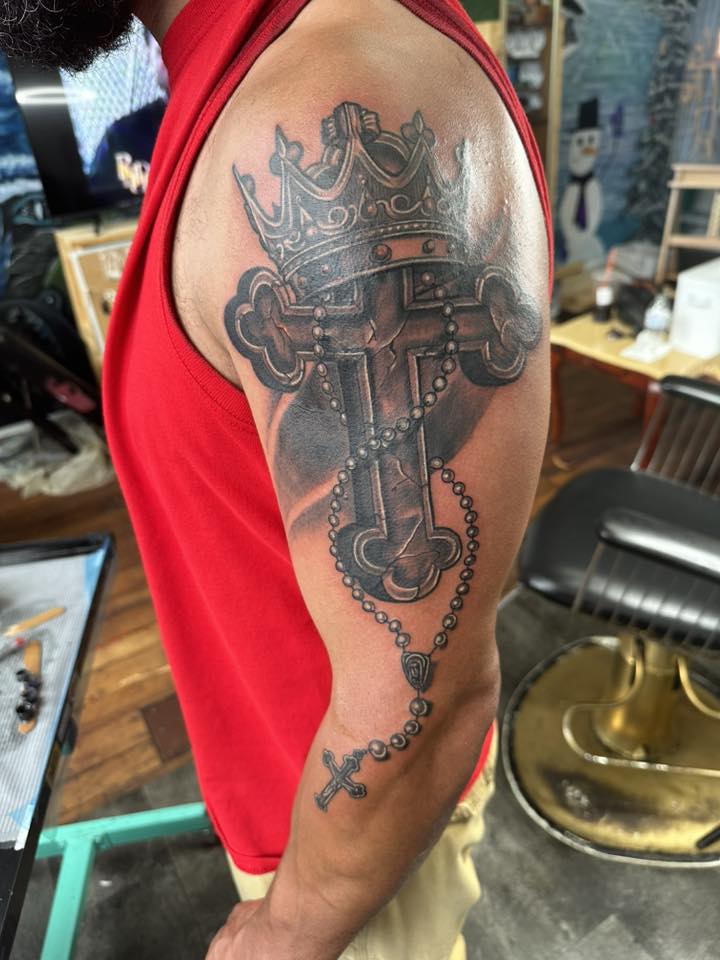 Custom tattoo by M. Jones