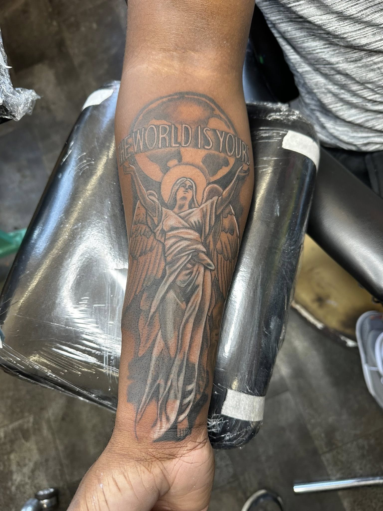 Custom tattoo by M. Jones