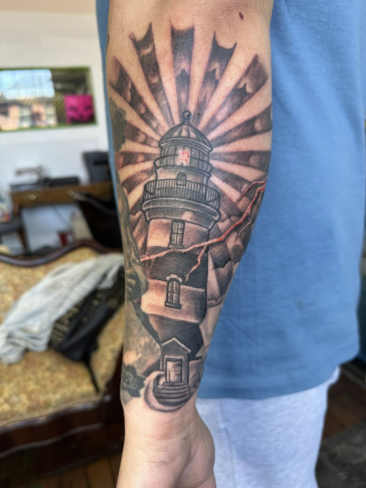 Custom tattoo by M. Jones