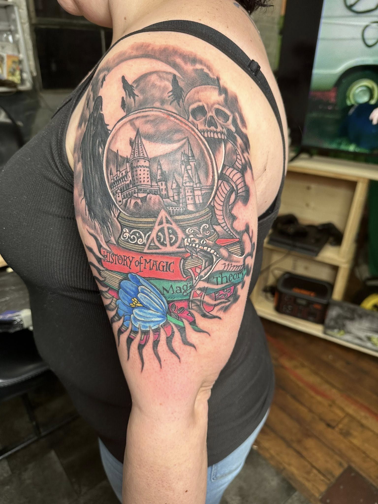 Custom tattoo by M. Jones