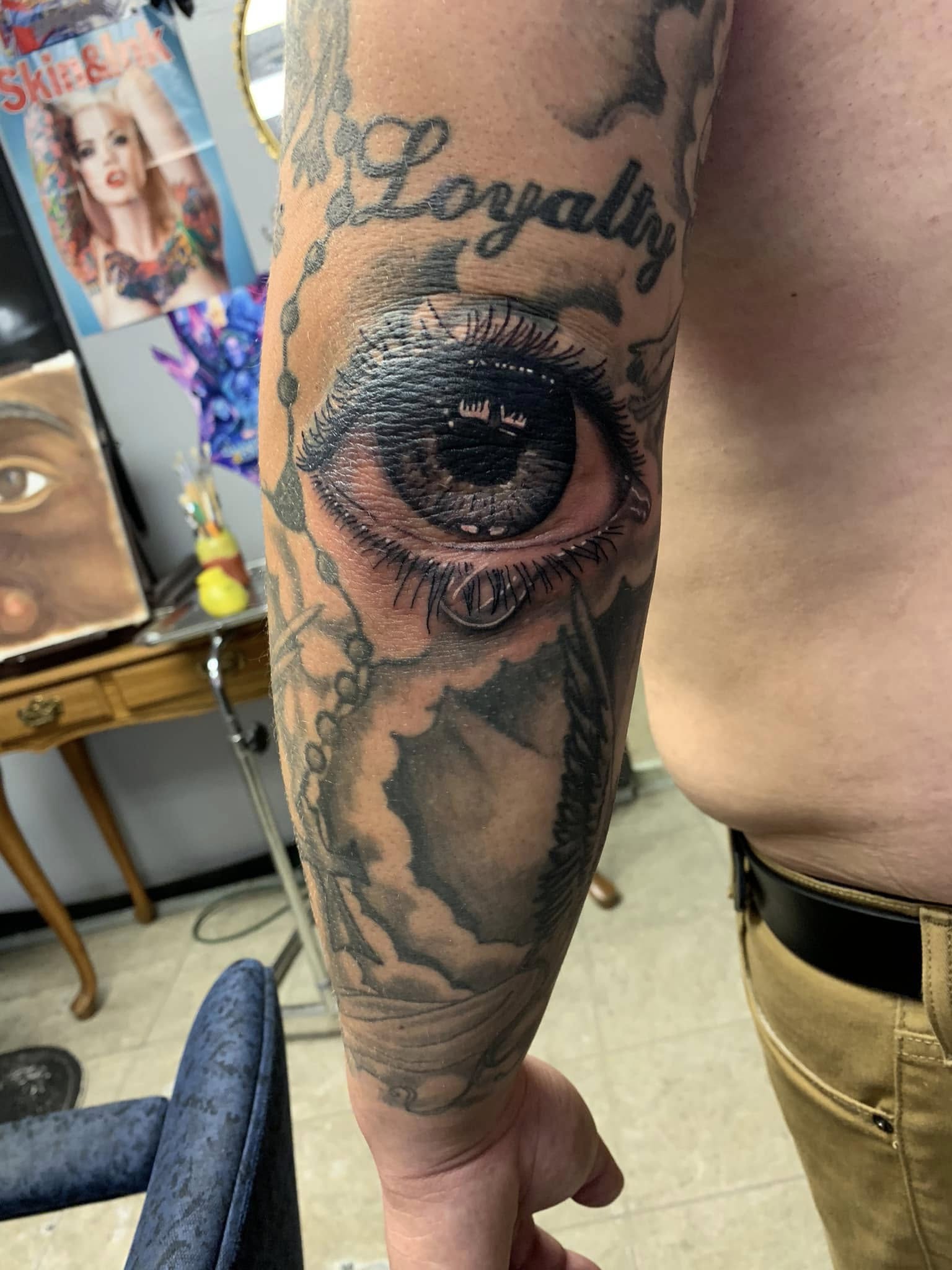 Custom tattoo by M. Jones