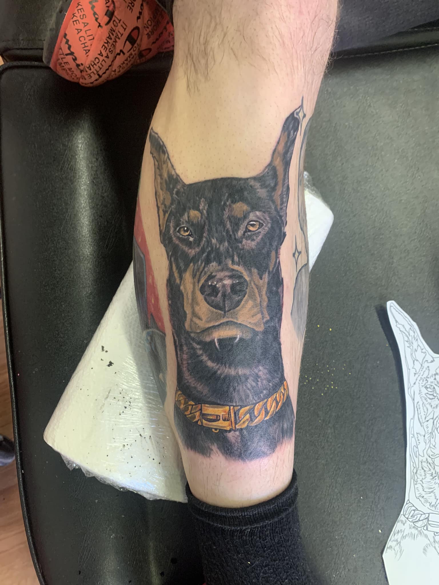 Custom tattoo by M. Jones