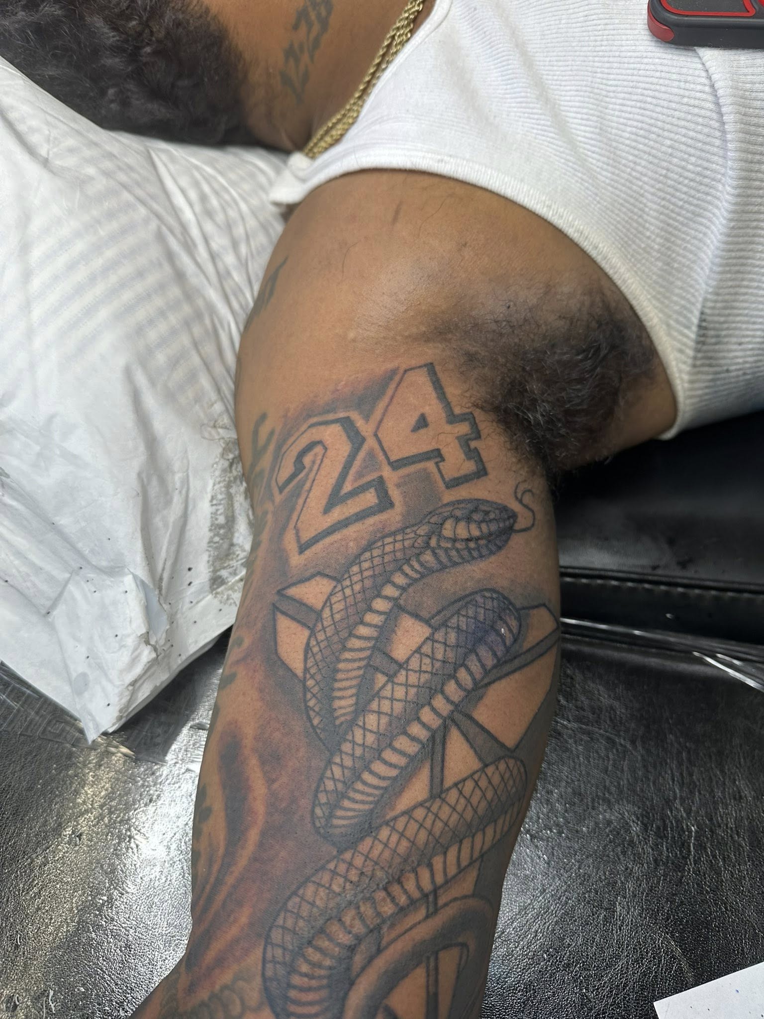 Custom tattoo by M. Jones